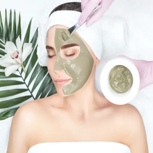 Custom facial treatment in Magnolia TX with mask application for clear, healthy skin