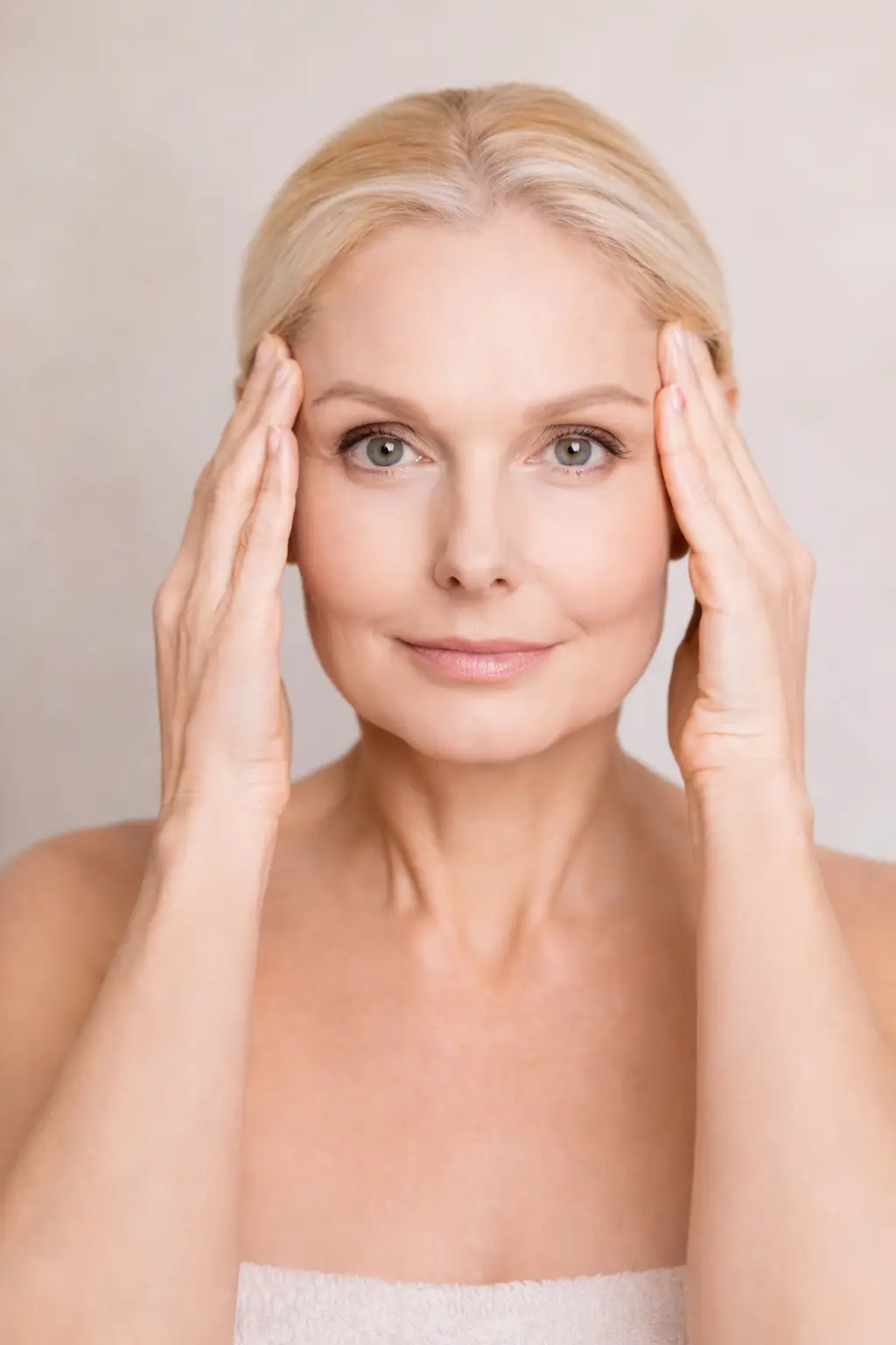 Facial treatment results showing smoother skin and improved tone for a more youthful appearance