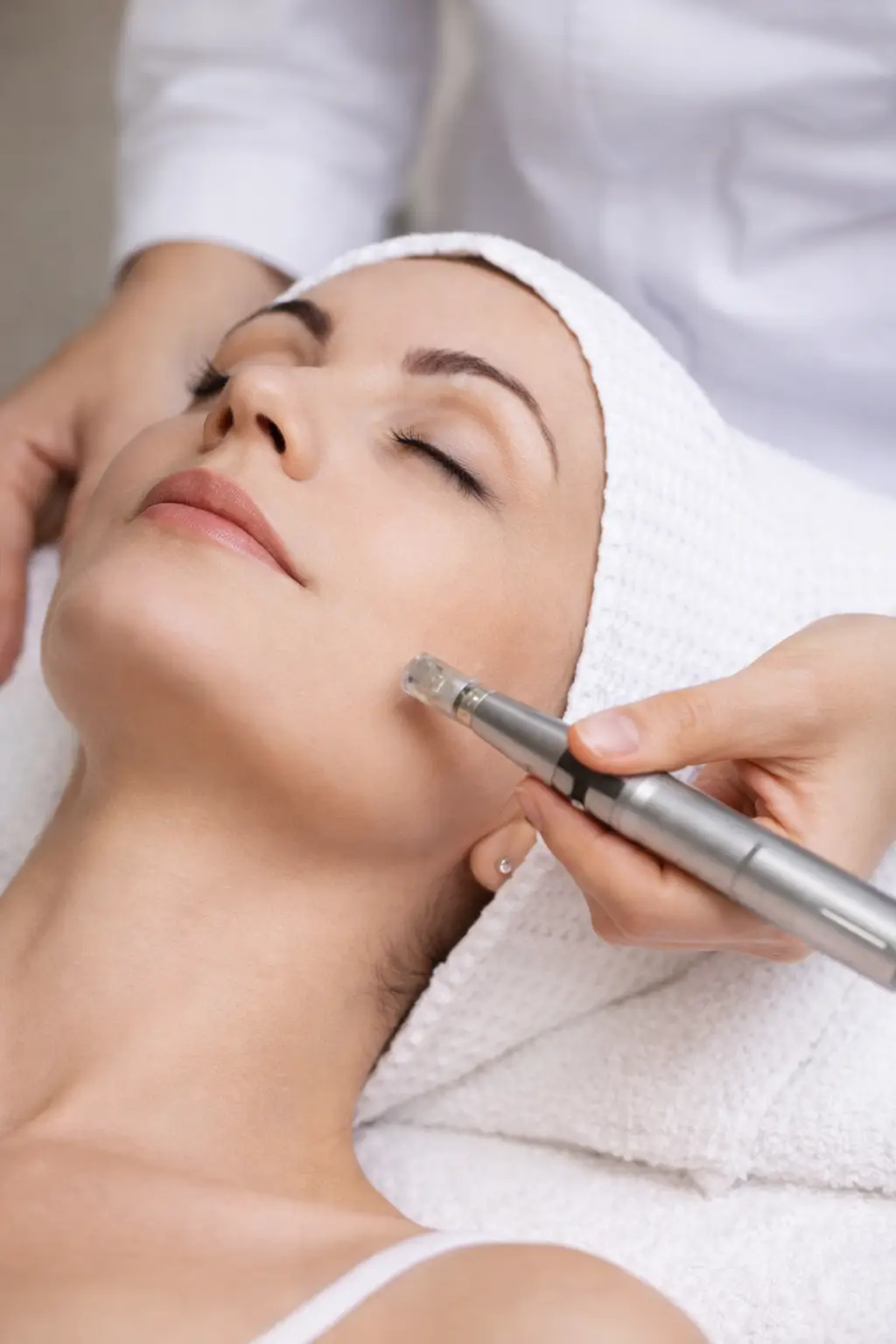 Microneedling treatment in Magnolia TX to improve skin texture and reduce fine lines