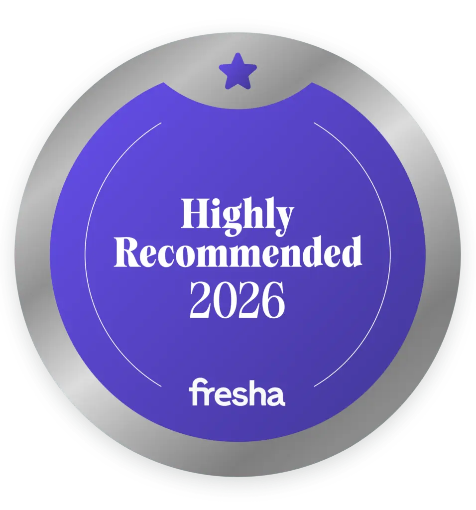 Highly Recommended 2026 award from Fresha for Total Skin Health Spa
