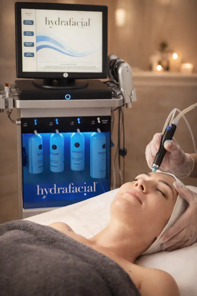 HydraFacial platinum treatment in Magnolia TX for deep cleansing and glowing skin