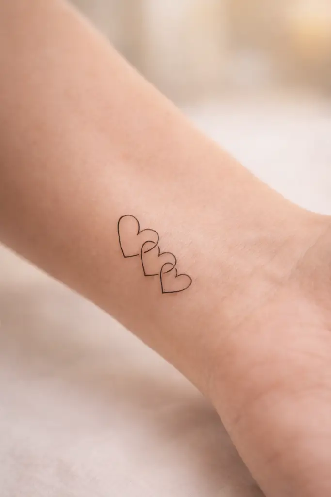 Fine line tattoo design with delicate minimalist detail created using precise single needle technique